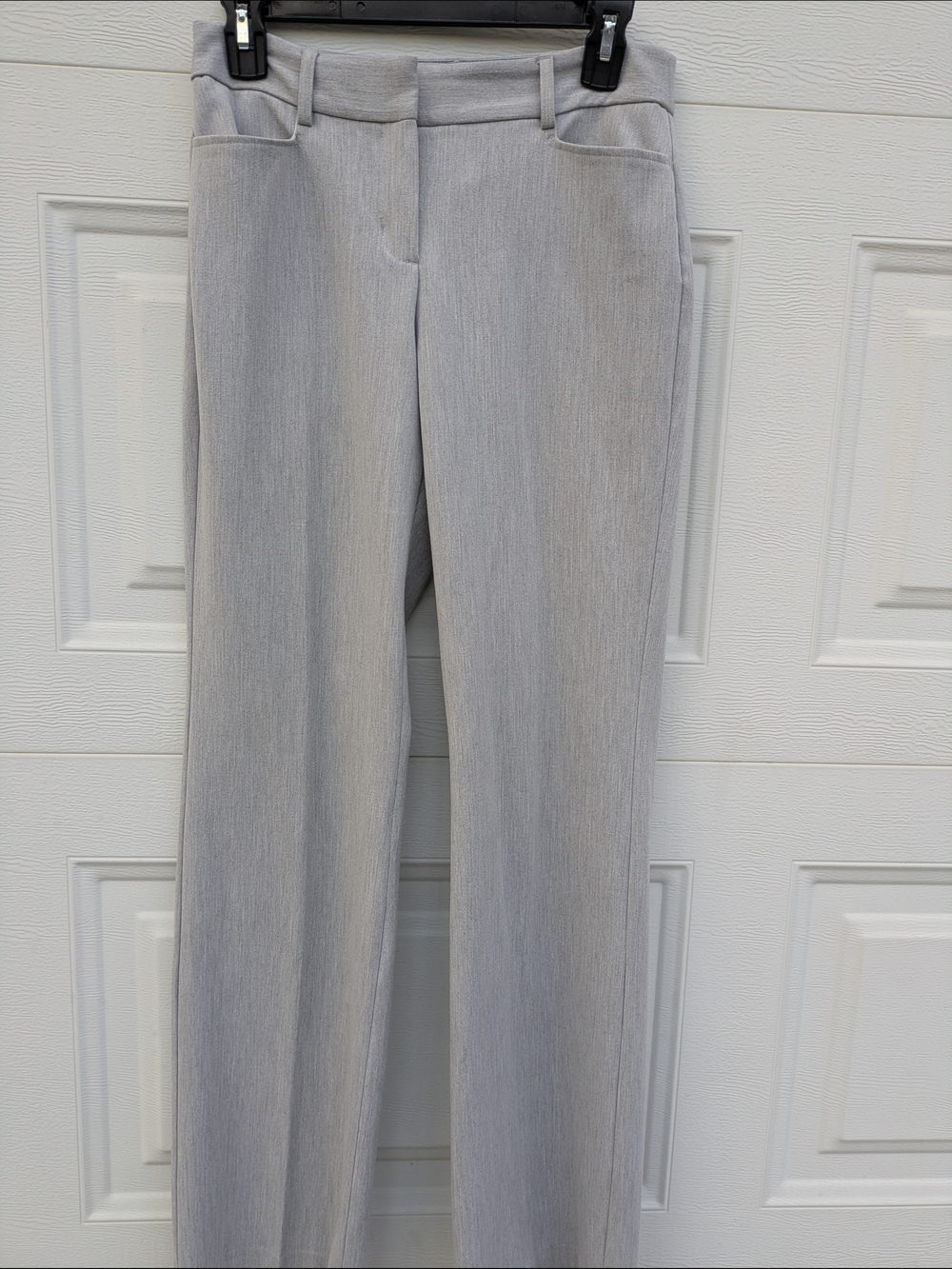 Express Editor Wide Leg Women's Gray Dress Pants, Size 2R